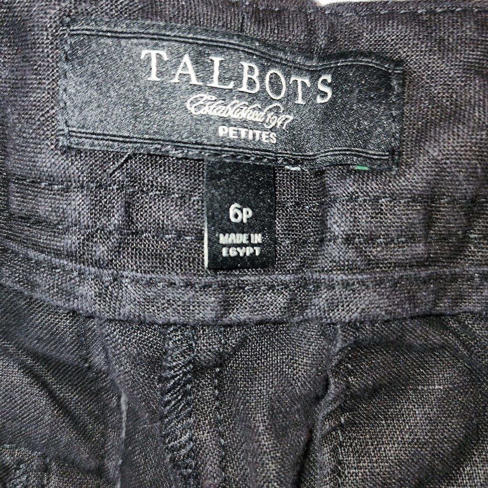 Linen capri pants